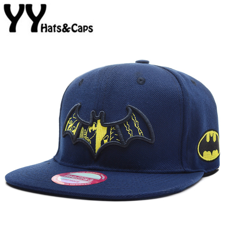 힙합 슈퍼 영웅 야구 모자 성인 배트맨 스냅 백 남자 수 놓은 모자 조정 가능한 스냅 백 모자 고라 Beisebol 투카 YY17181/Hip Hop Super Hero Baseball Cap Adult Batman Snap Back Man Embroidered